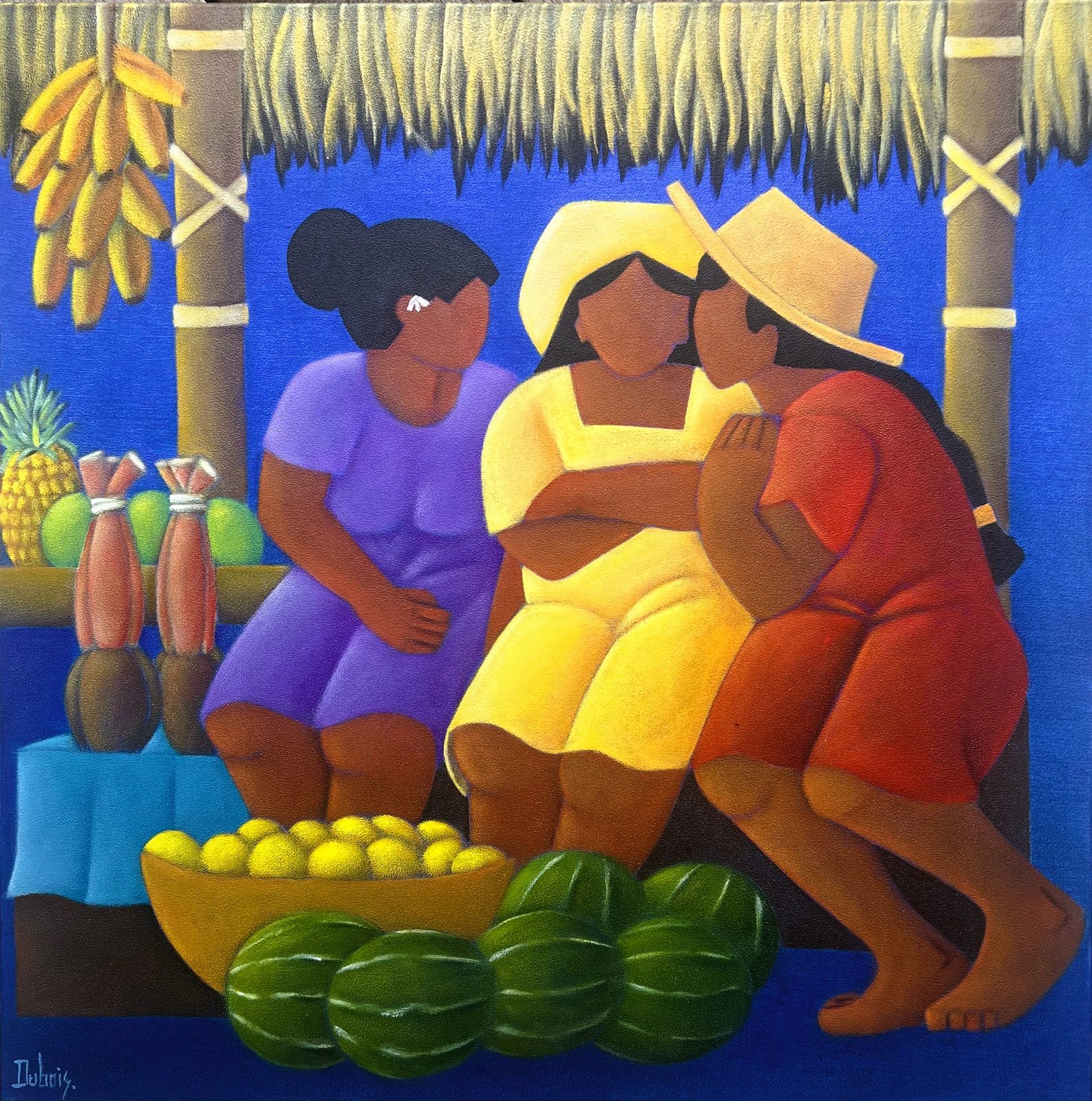 Les causeuses du marché — Philippe Dubois
