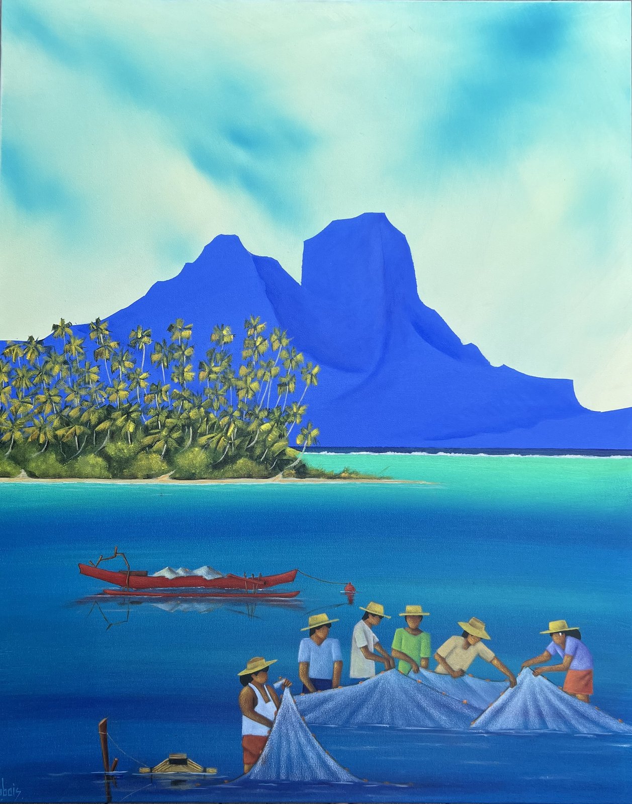 Au loin, Bora-Bora — Philippe Dubois