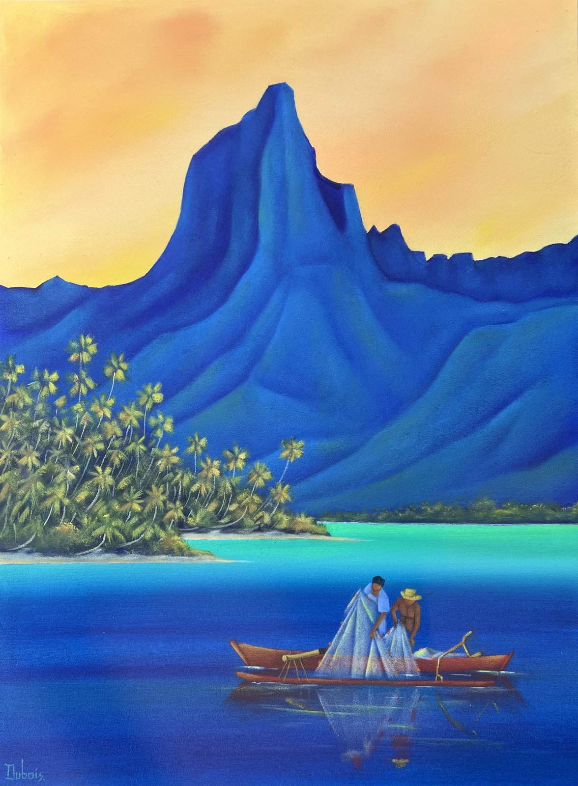 Moorea - La montagne bleue — Philippe Dubois