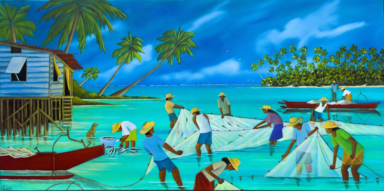 Le grand filet "Tuamotu" — Philippe Dubois