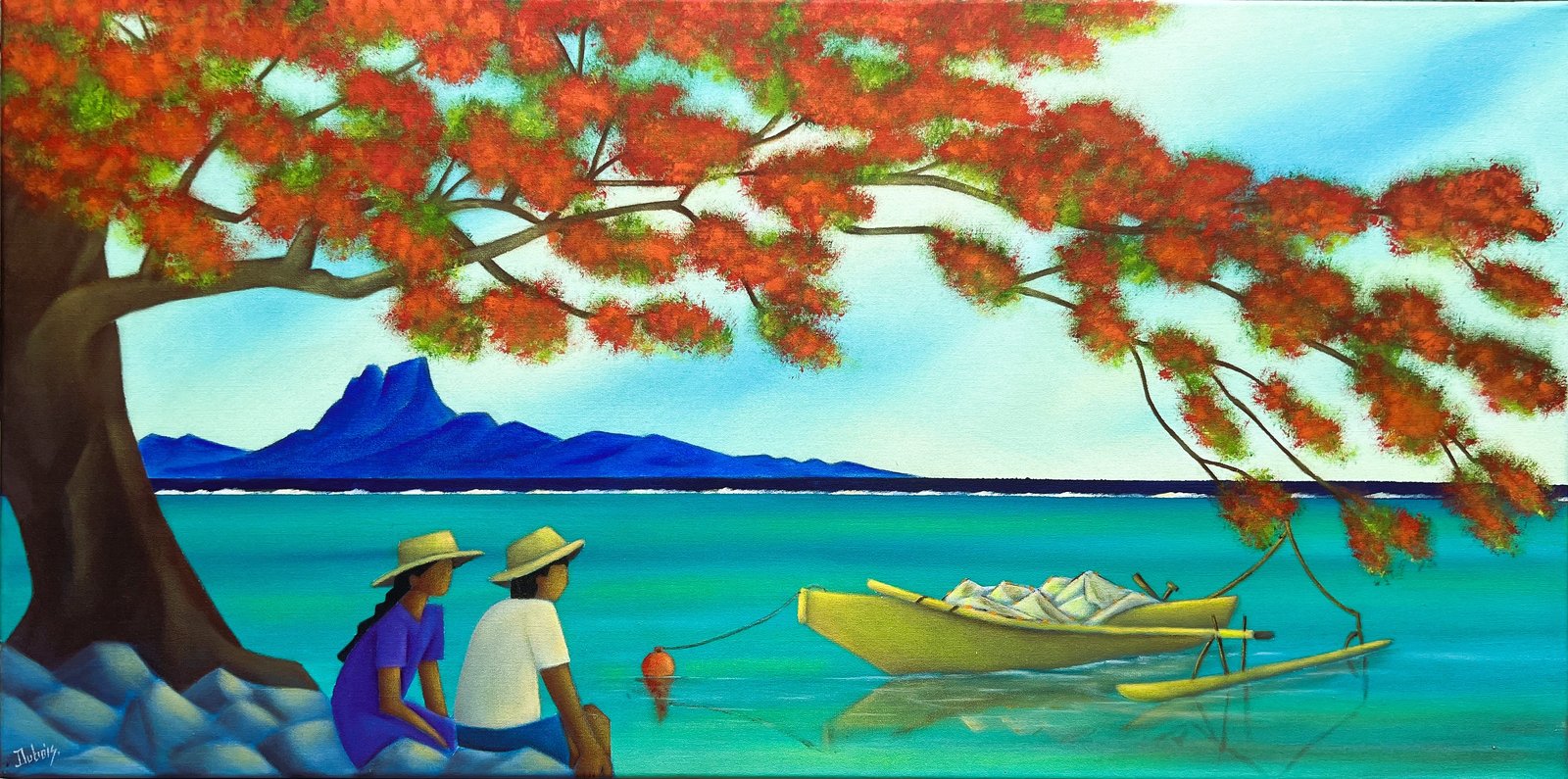 Matin sous le flamboyant — Philippe Dubois