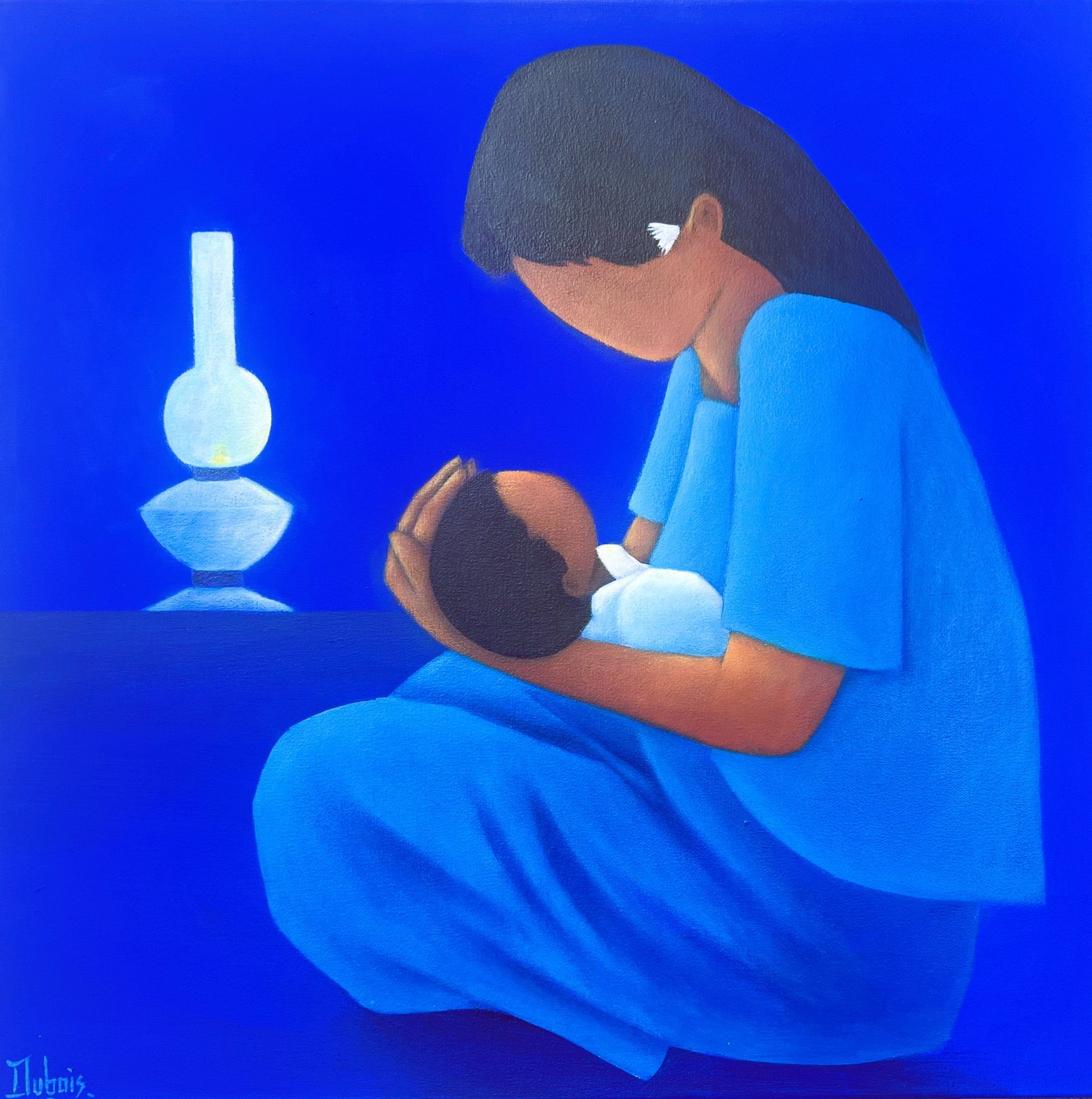Petite maternité bleue — Philippe Dubois