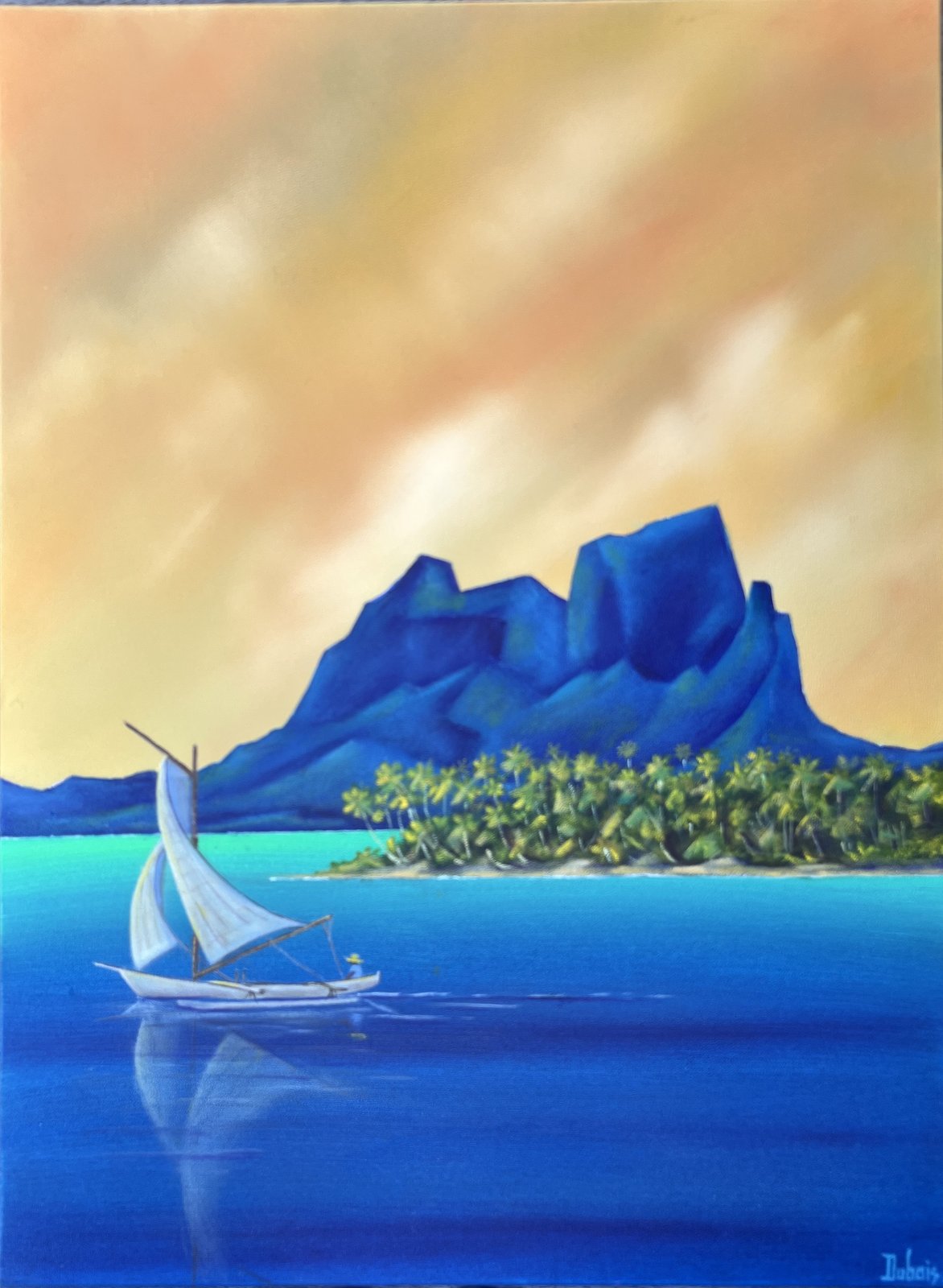 Bora-Bora - La montagne bleue — Philippe Dubois