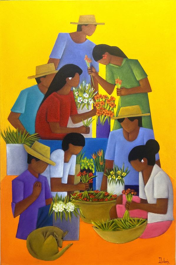 Marché aux fleurs — Philippe Dubois