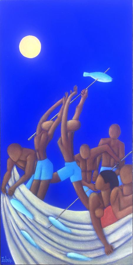 Pêche sous la lune — Philippe Dubois