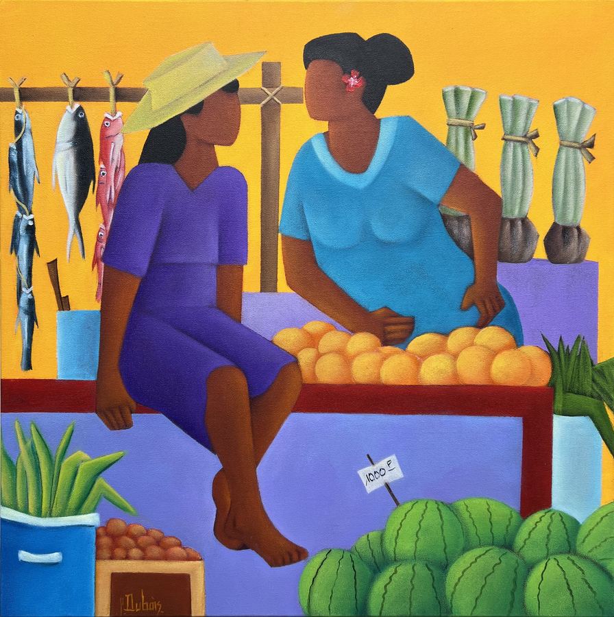 Vue principale — Confidences au marché
