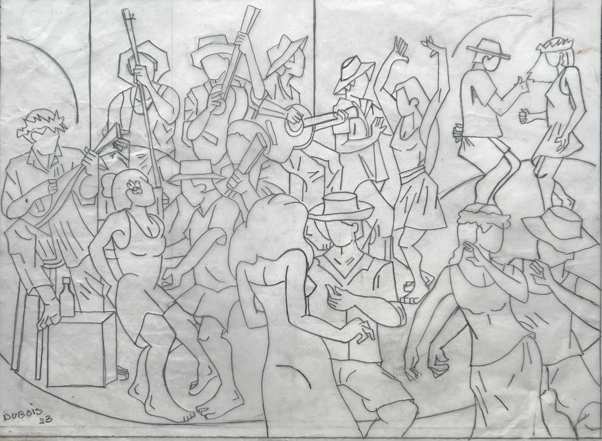 Croquis préparatoire